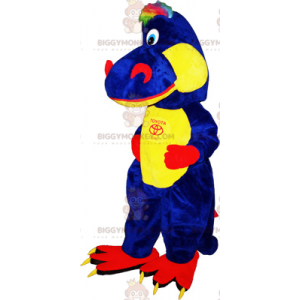 Costume de mascotte BIGGYMONKEY™ de dinosaure bicolore -