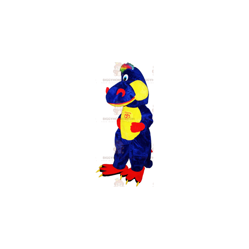 Tvåfärgad dinosaurie BIGGYMONKEY™ maskotdräkt - BiggyMonkey Tvåfärgad dinosaurie BIGGYMONKEY™ maskotdräkt - BiggyMonkey