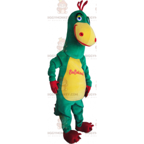 BIGGYMONKEY™ Two-Tone Yellow and Green Dinosaur Mascot Costume