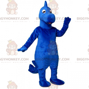 Costume da mascotte BIGGYMONKEY™ da dinosauro blu -