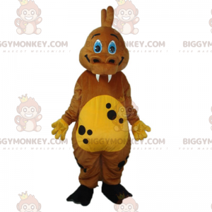 Costume de mascotte BIGGYMONKEY™ de dinosaure souriant avec