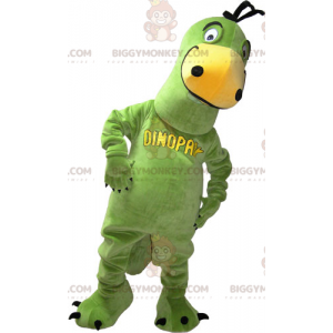 Costume de mascotte BIGGYMONKEY™ de dinosaure vert -