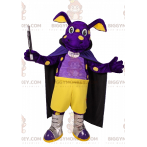 Costume da mascotte dinosauro viola BIGGYMONKEY™ in costume da
