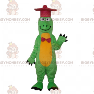 Traje de mascote de dragão BIGGYMONKEY™ com chapéu escocês e