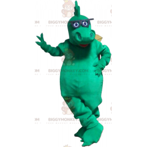 Dragon BIGGYMONKEY™ maskottiasu lasilla - Biggymonkey.com