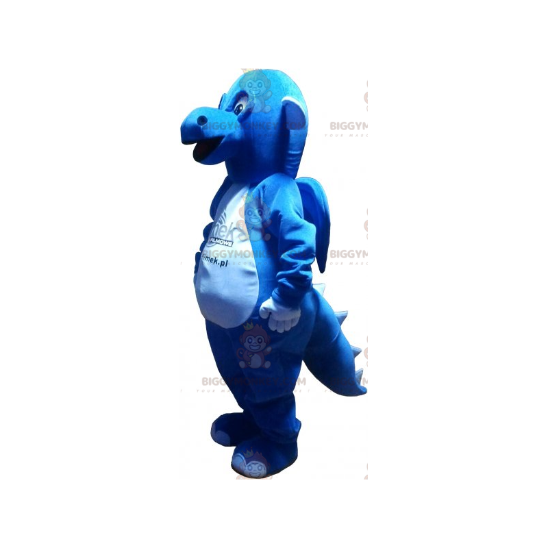 Κοστούμι μασκότ BIGGYMONKEY™ Blue and White Dragon -