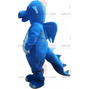 Κοστούμι μασκότ BIGGYMONKEY™ Blue and White Dragon -