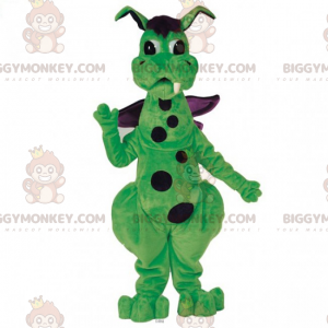Costume da mascotte drago peloso BIGGYMONKEY™ - Biggymonkey.com