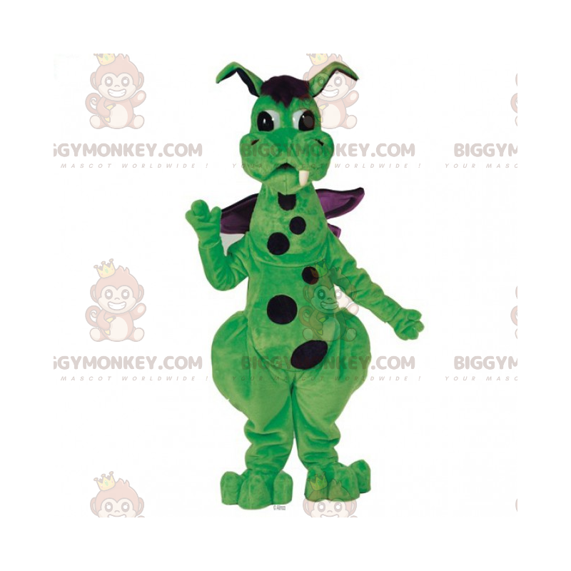 Costume da mascotte drago peloso BIGGYMONKEY™ - Biggymonkey.com