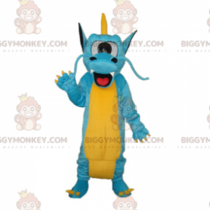 Costume de mascotte BIGGYMONKEY™ de dragon chinois souriant -