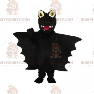 Big Wings Black Dragon BIGGYMONKEY™ Maskottchenkostüm -