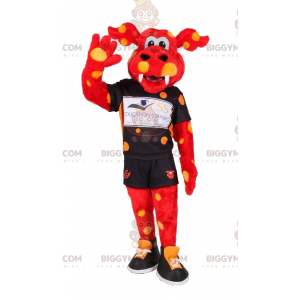 Traje de mascota BIGGYMONKEY™ Ropa deportiva de dragón naranja