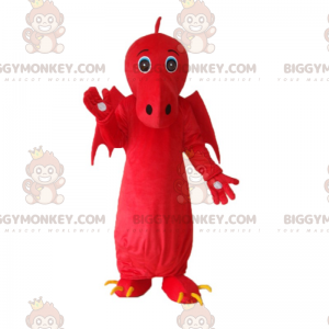 Costume de mascotte BIGGYMONKEY™ de dragon rouge aux grandes