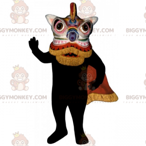 Costume de mascotte BIGGYMONKEY™ de dragon traditionnel Chinois