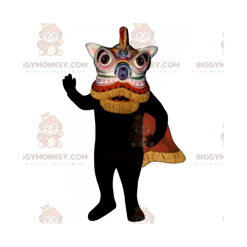 Perinteinen kiinalainen lohikäärme BIGGYMONKEY™ maskottiasu - Perinteinen kiinalainen lohikäärme BIGGYMONKEY™ maskottiasu -