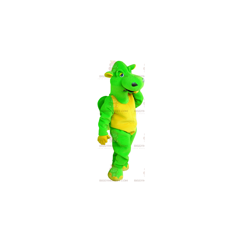 Green Dragon BIGGYMONKEY™ maskotdräkt - BiggyMonkey maskot Green Dragon BIGGYMONKEY™ maskotdräkt - BiggyMonkey maskot