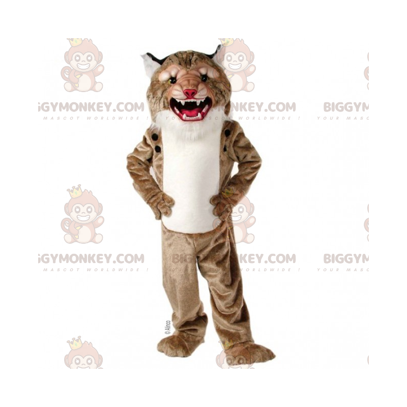 Kostium maskotka Feline BIGGYMONKEY™ z małymi oczami - Maskotki lwa - BIGGYMONKEY_015687 - BiggyMonkey.com