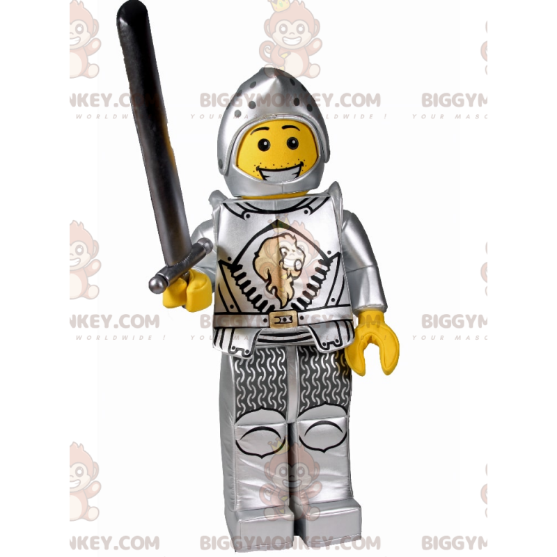 Lego Minifigure BIGGYMONKEY™ maskotkostume - Ridder - Lego Minifigure BIGGYMONKEY™ maskotkostume - Ridder -