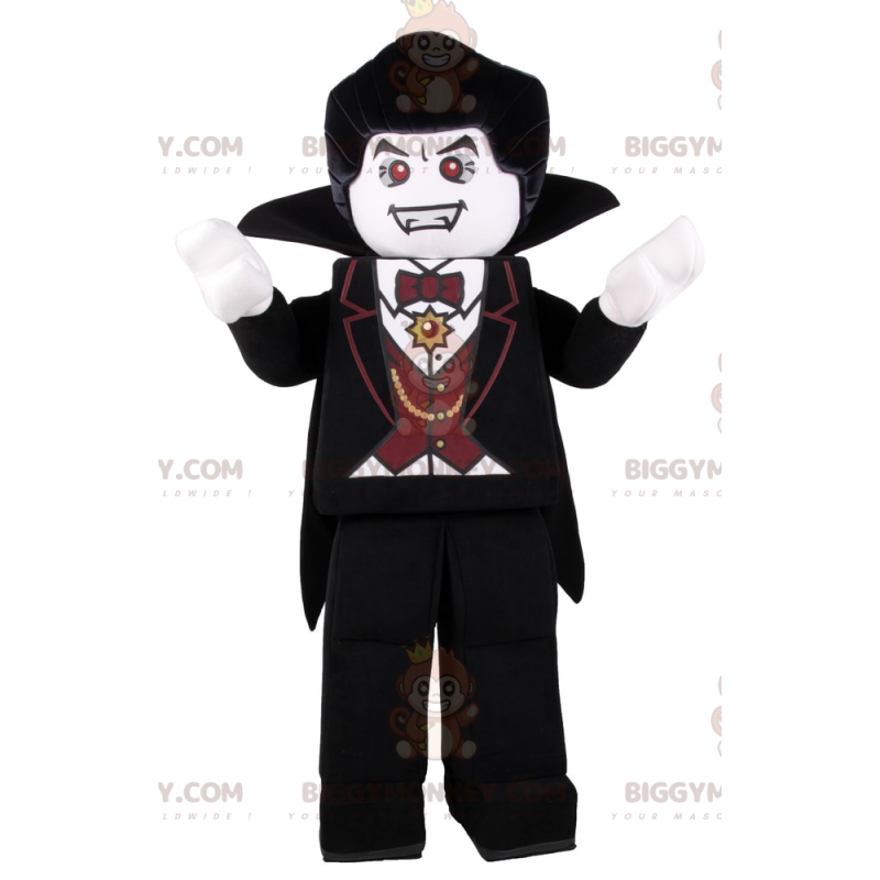 Lego Minifiguur BIGGYMONKEY™ Mascottekostuum - Dracula - Lego Minifiguur BIGGYMONKEY™ Mascottekostuum - Dracula -
