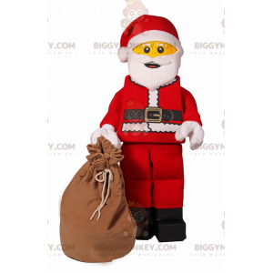 Traje de mascote Lego Minifigure BIGGYMONKEY™ - Papai Noel –