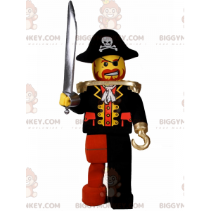 Kostým maskota Lego Minifigure BIGGYMONKEY™ – Pirát –