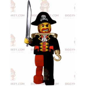 Lego Minifigur BIGGYMONKEY™ Maskottchenkostüm – Pirat - Maskottchen berühmte Leute - BIGGYMONKEY_015714 - BiggyMonkey.com