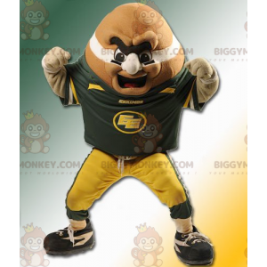 BIGGYMONKEY™ Costume da mascotte per pallone da rugby Big