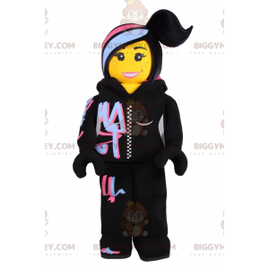 BIGGYMONKEY™ maskotkostume fra lego minifigur - hip hop danser