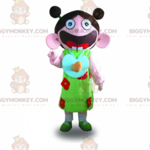 Tytön BIGGYMONKEY™ maskottiasu peitoilla - Poikien ja tyttöjen maskotit - BIGGYMONKEY_015717 - BiggyMonkey.com