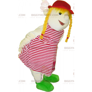 BIGGYMONKEY™-mascottekostuum met staartjes voor meisjes -