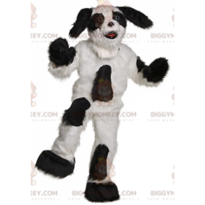 Celý kostým chlupatého černobílého psa BIGGYMONKEY™ maskota - Maskoti psů - BIGGYMONKEY_01919 - BiggyMonkey.com