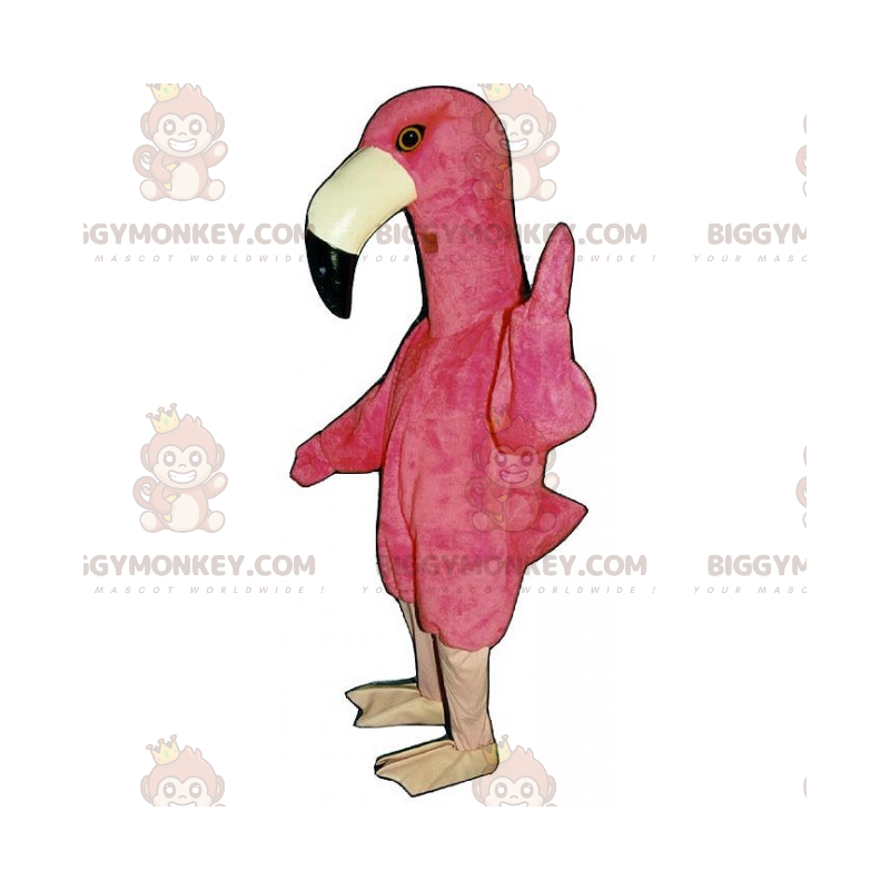 Fantasia de mascote Flamingo BIGGYMONKEY™ - Animais da floresta - BIGGYMONKEY_015725 - BiggyMonkey.com