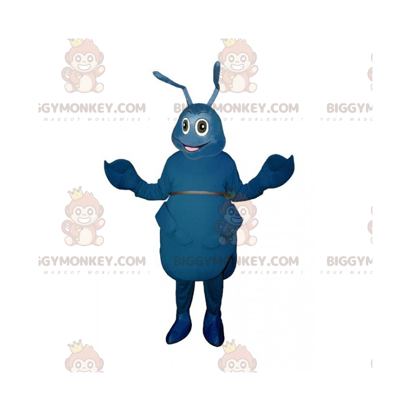 Costume de mascotte BIGGYMONKEY™ de fourmis bleu - Costume de mascotte BIGGYMONKEY™ de fourmis bleu -