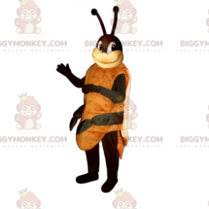 Fantasia de mascote de formiga sorridente BIGGYMONKEY™ - Mascotes de formigas - BIGGYMONKEY_015732 - BiggyMonkey.com