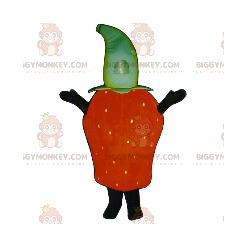 Στολή μασκότ Strawberry BIGGYMONKEY™ - Μασκότ φρούτων - BIGGYMONKEY_015733 - BiggyMonkey.com