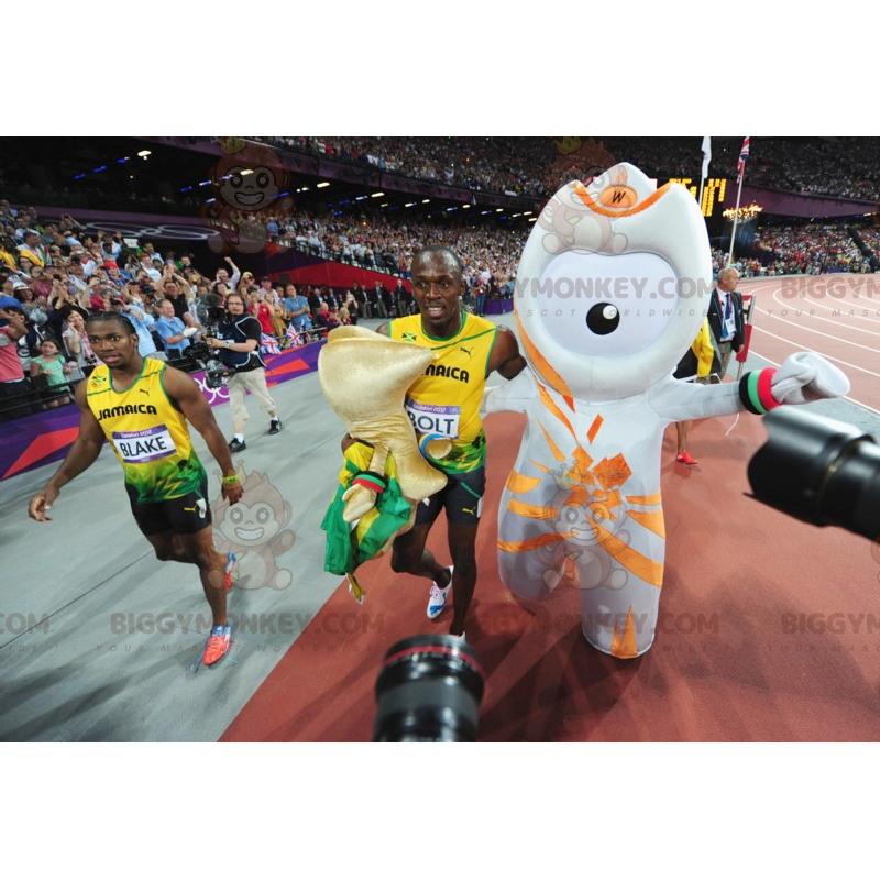 Alien BIGGYMONKEY™ Mascot Costume - 2012 Olympic Games