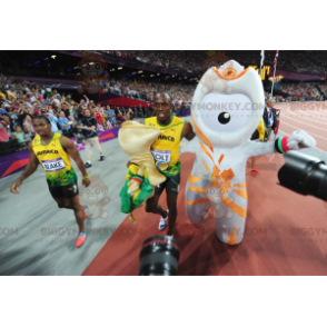 Alien BIGGYMONKEY™ Mascot Costume - 2012 Olympic Games