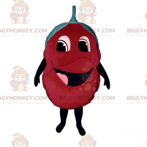 Costume da mascotte BIGGYMONKEY™ lampone sorridente -