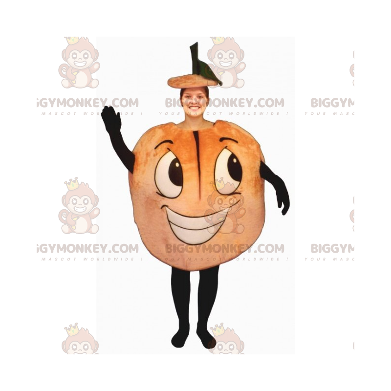  Costume da mascotte Fruit BIGGYMONKEY™ - Pesca sorridente - Mascotte della frutta - BIGGYMONKEY_015741 - BiggyMonkey.com
