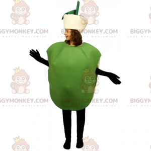 Traje de Mascote Fruit BIGGYMONKEY™ - Maçã Verde –