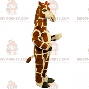 Costume mascotte BIGGYMONKEY™ giraffa maculata quadrata -