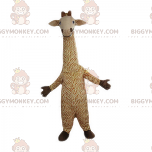 Costume da mascotte della giraffa sorridente BIGGYMONKEY™ -