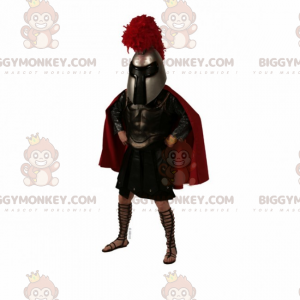 Gladiator BIGGYMONKEY™ Mascot Costume with Cape -