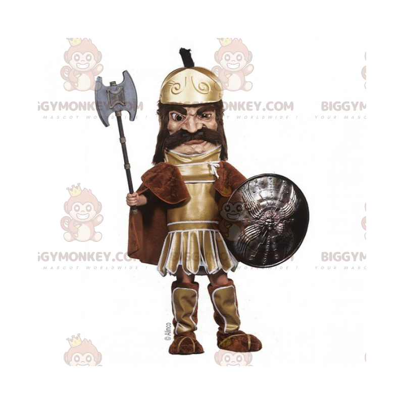 Disfraz de mascota BIGGYMONKEY™ de gladiador romano - Disfraz de mascota BIGGYMONKEY™ de gladiador romano -