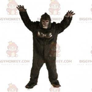 Braunes Gorilla BIGGYMONKEY™ Maskottchen Kostüm -
