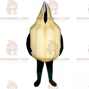Costume de mascotte BIGGYMONKEY™ de gousse d'ail -