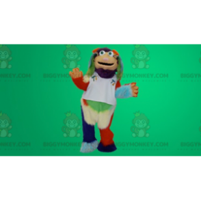 Πολύχρωμη στολή μασκότ Yeti BIGGYMONKEY™ - Biggymonkey.com