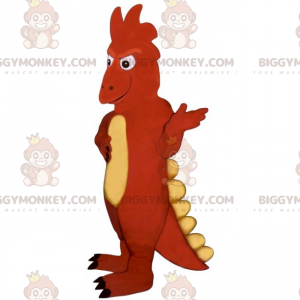 Costume de mascotte BIGGYMONKEY™ de grand dinosaure bicolore -