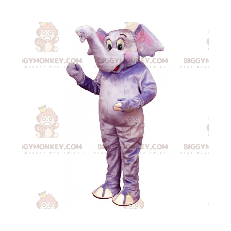 Big Purple Elephant BIGGYMONKEY™ Mascot Costume – Big Purple Elephant BIGGYMONKEY™ Mascot Costume –