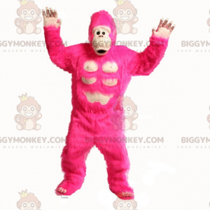 Big Pink Gorilla BIGGYMONKEY™ maskottiasu - Biggymonkey.com